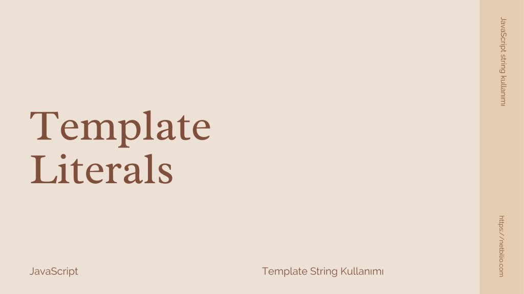 JavaScript Template Literals