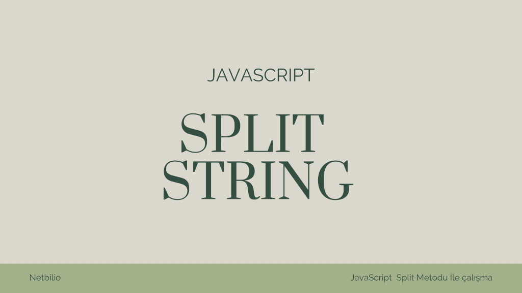 JavaScript Split String