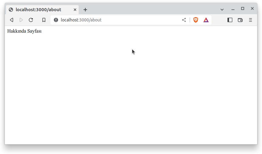 ExpressJS İlk Uygulama