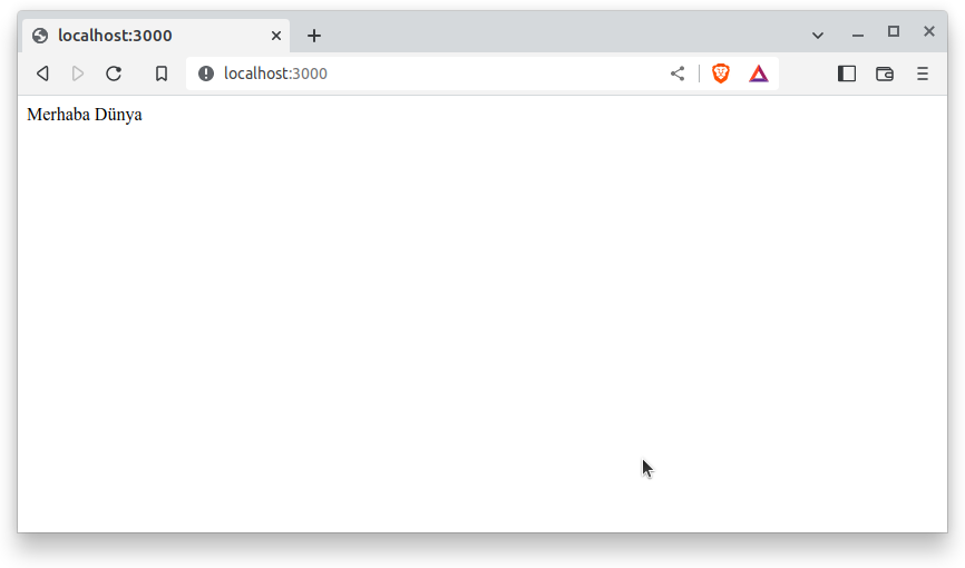 ExpressJS İlk Uygulama