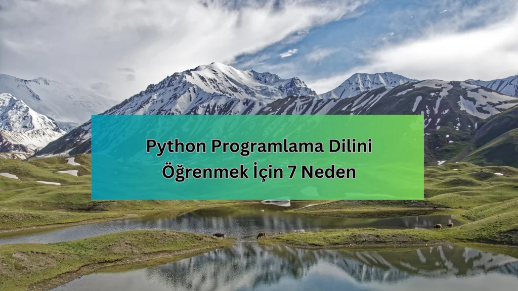 Python Öğrenmek İçin 7 Neden